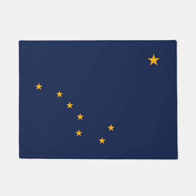 Paillasson Porte de drapeau de l'Alaska Matt (Devant)