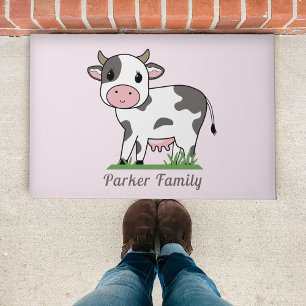Paillasson Porte de vache mignonne