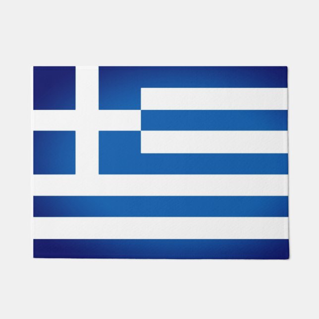 Paillasson Porte du drapeau grec (Devant)