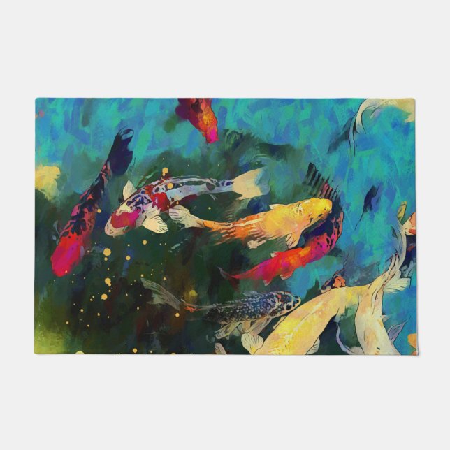 Paillasson Porte japonaise en carpe (Devant)