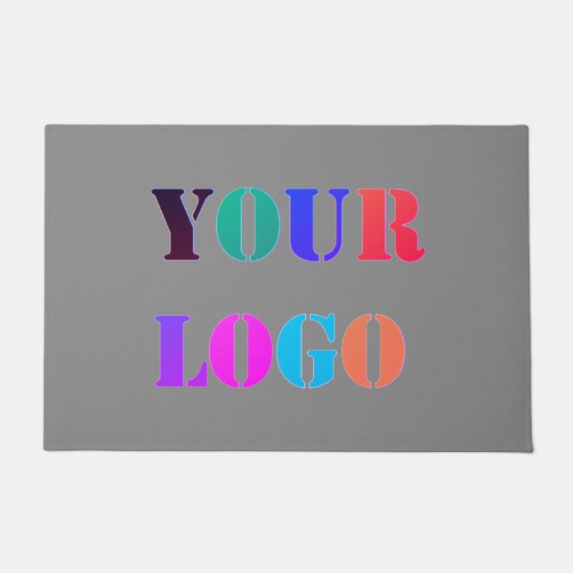 Paillasson Porte-logo personnalisé - Vos couleurs (Devant)
