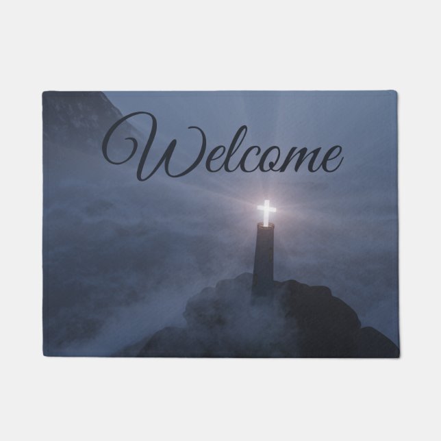 Paillasson Porte lumière et salut (Devant)