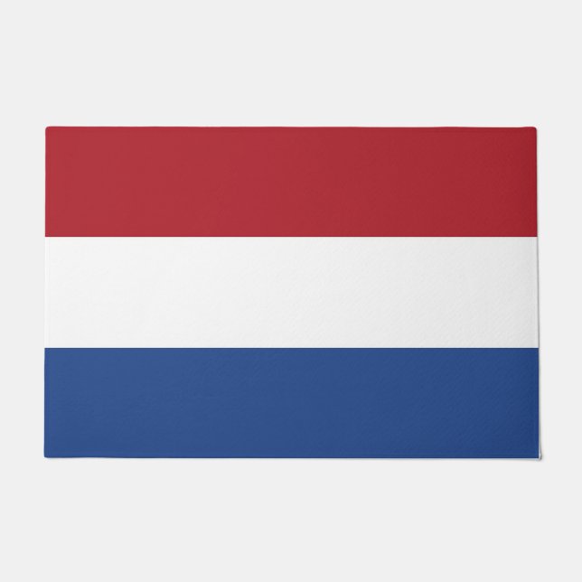 Paillasson Porte Mat avec Drapeau de Pays-Bas (Devant)