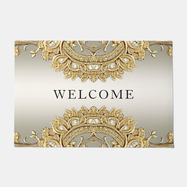Paillasson Porte Ornat Or (Devant)