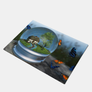 Paillasson Porte-papillon Globe