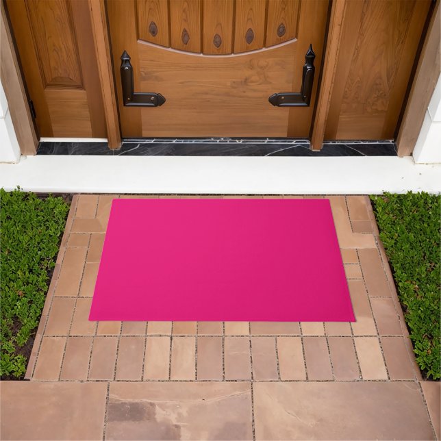 Paillasson Porte rose chaud (De plein air)