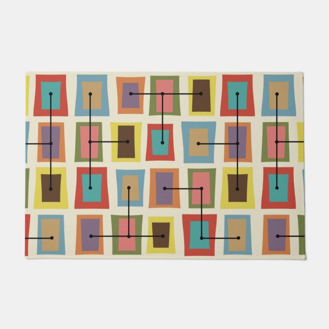 Paillasson Portes Merveilleuses Plus Petites Multicolores (Devant)