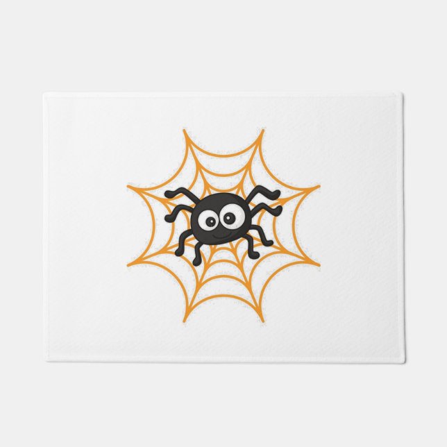Paillasson Poster de l'Araignée d'Halloween (Devant)