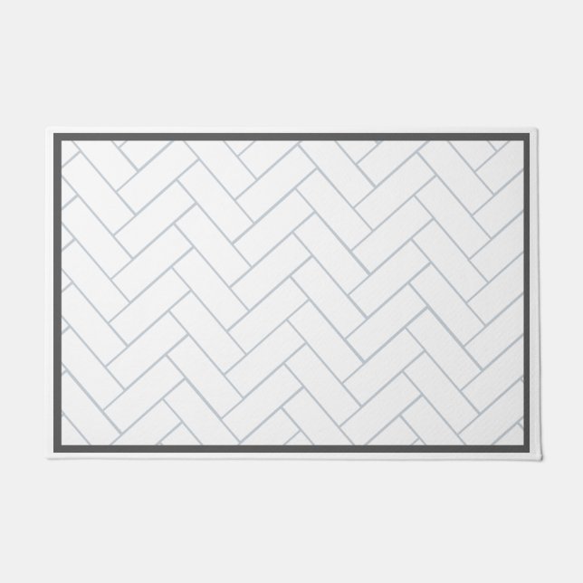 Paillasson Pot Motif Chevron (Devant)