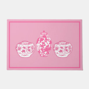 Paillasson Pots de gingembre roses