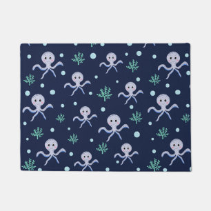 Paillasson Poulpe sous la mer motif pour enfants