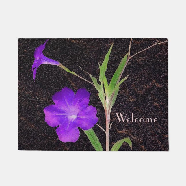 Paillasson Pourpre mexicain de pétunia (Devant)