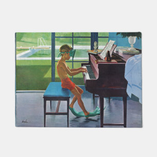 Paillasson Pratique en matière de piano de Poolside
