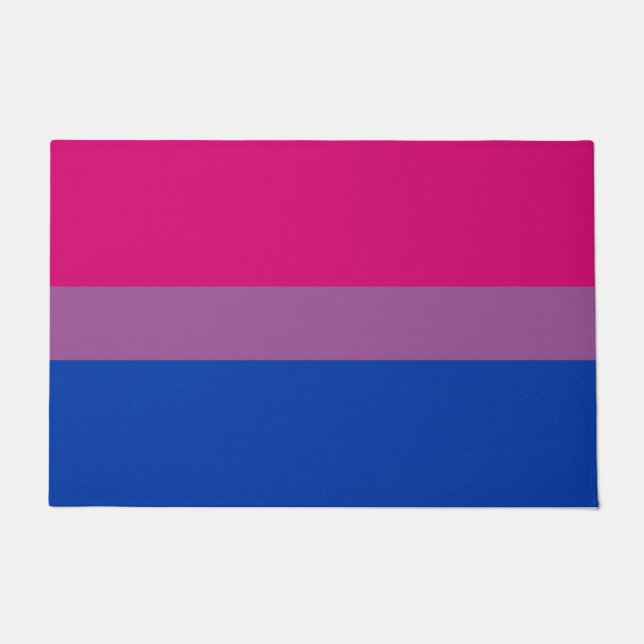 Paillasson Pride bisexuelle (Bi Drapeau) (Devant)