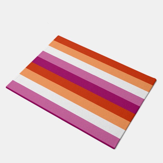 Paillasson Pride lesbienne (Incliné)