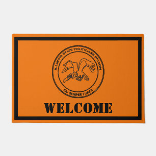 Paillasson Prison des politiciens de l'Illinois - Bienvenue