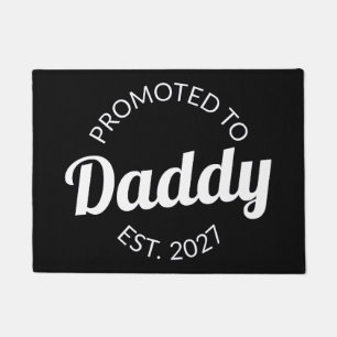 Paillasson Promu Papa 2027 Nouveau Papa Baby Shower Je