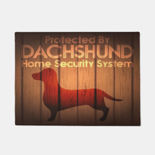 Paillasson Protection Dachshund 18" x 24" Porte Mat