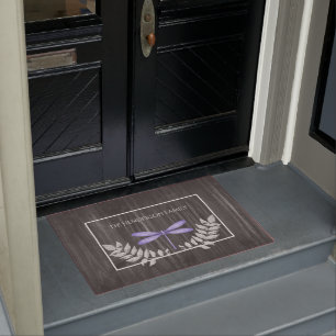 Paillasson Purple dragonfly Russe Personnalisé mat Doormat