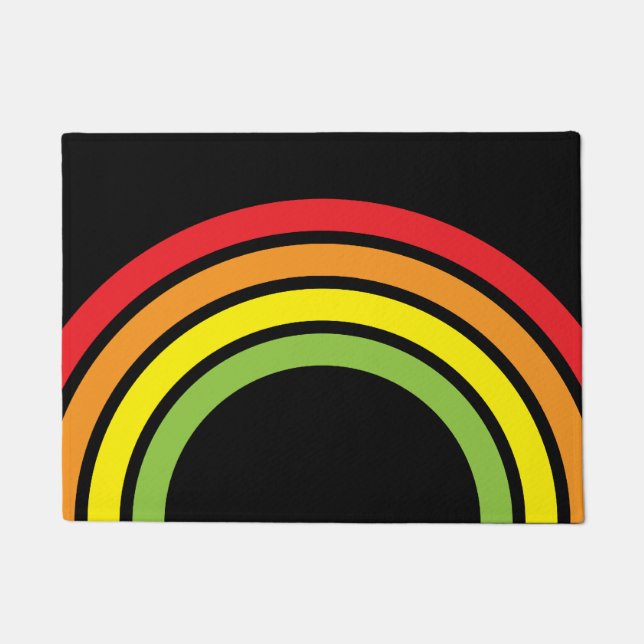 Paillasson Rainbow Retro Floormat (Devant)