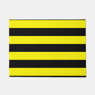 Paillasson Rayures jaunes et noires