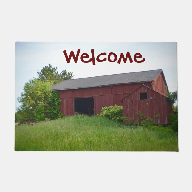 Paillasson Red Amish Barn (Devant)