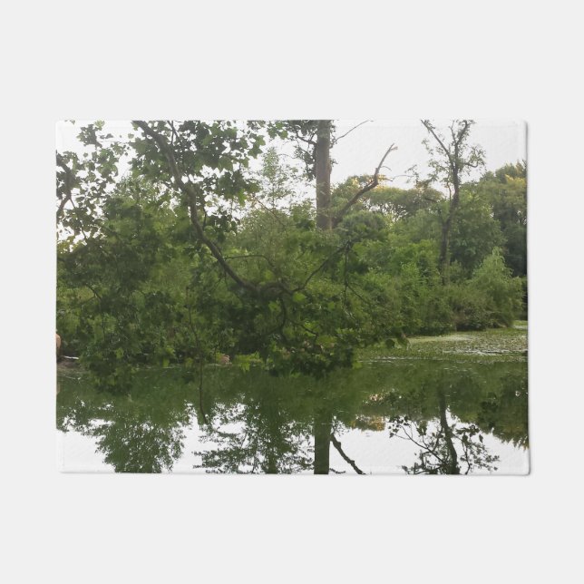 Paillasson Réflexion dans la natte de lac (Devant)