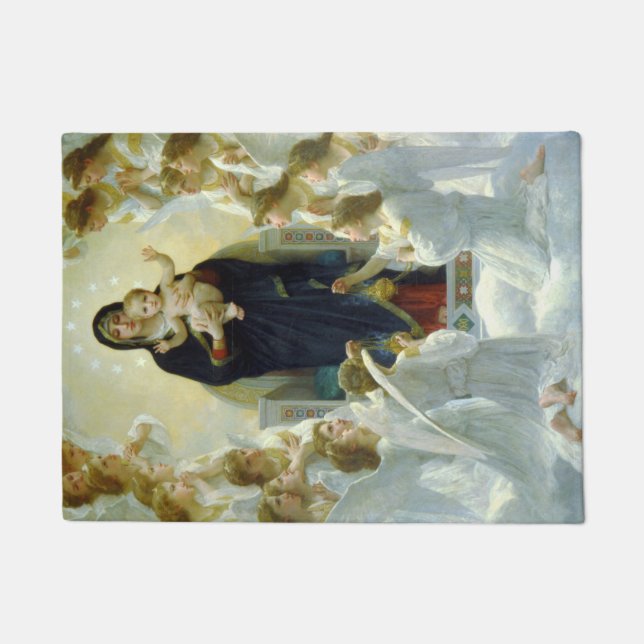 Paillasson Reine des Anges (par Bouguereau) (Devant)