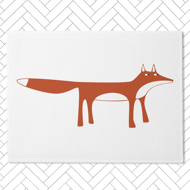 Paillasson Renard rouge (Red fox door mat)