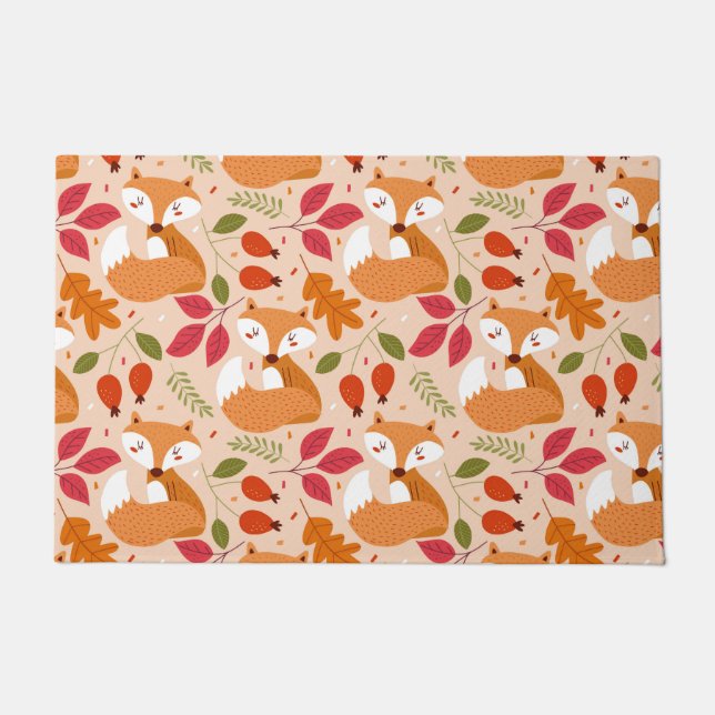 Paillasson Renards folkloriques modernes (Devant)