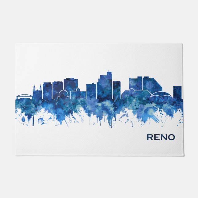 Paillasson Reno Nevada Skyline Blue (Devant)