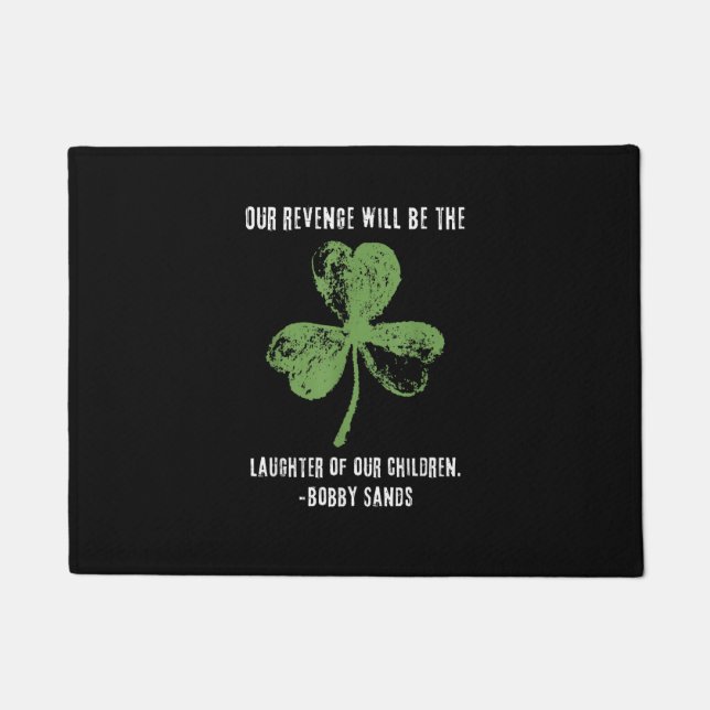 Paillasson Républicain irlandais Bobby Sands Irlande Freedom  (Devant)