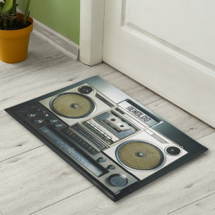 Paillasson Retro Boombox Gray