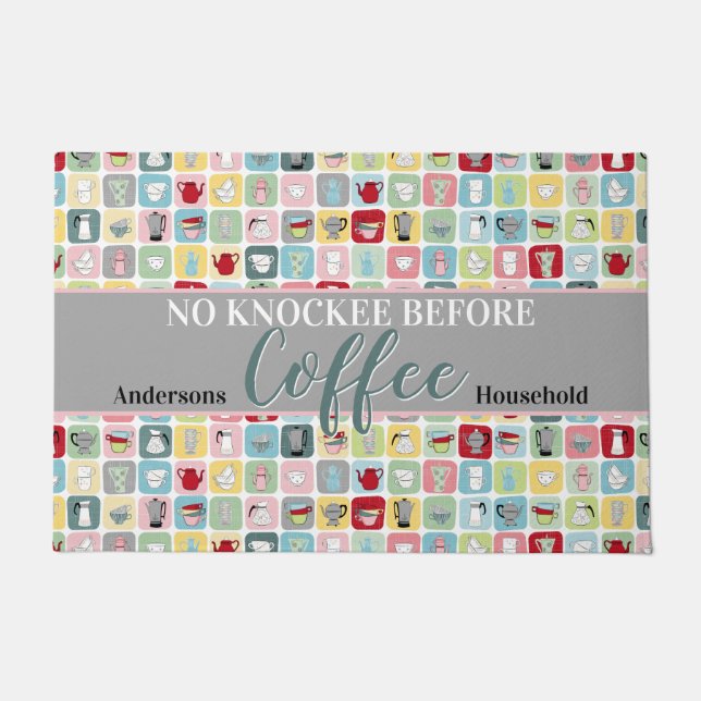 Paillasson Retro Coffee (Devant)