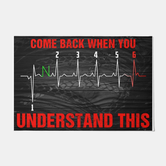 Paillasson Revenez Quand Vous Comprenez Ça (Devant)