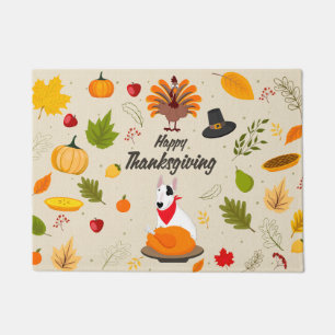 Paillasson Rex TV Terrier Thanksgiving Door Mat