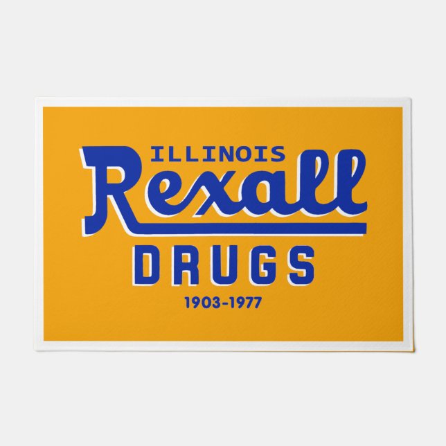 Paillasson Rexall Drugs of Illinois - 1903-1977 (Devant)
