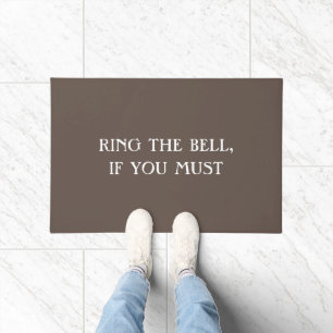 Paillasson RING BELL Funny Introvertir la plaisanterie antiso