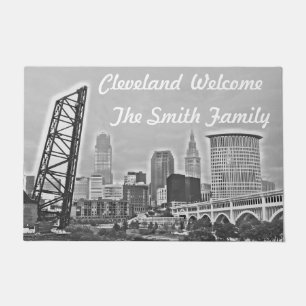 Paillasson River View Cleveland Skyline