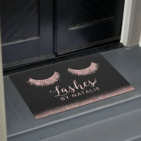 Rose Gold Eyelash Extensions Salon de beauté