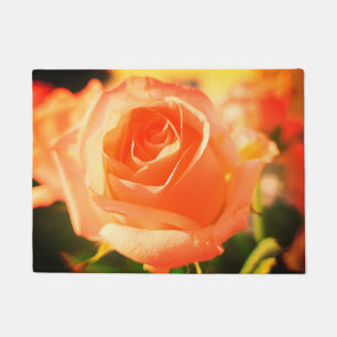 Paillasson Rose orange en floraison