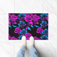 Roses de couleur néon