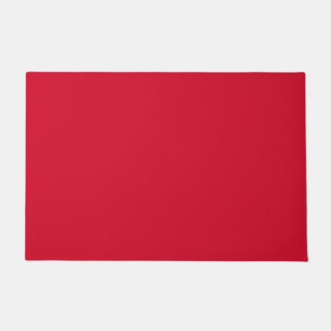 Paillasson Rouge chinois de couleur solide (Devant)