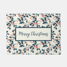 Rouge classique et vert Holly