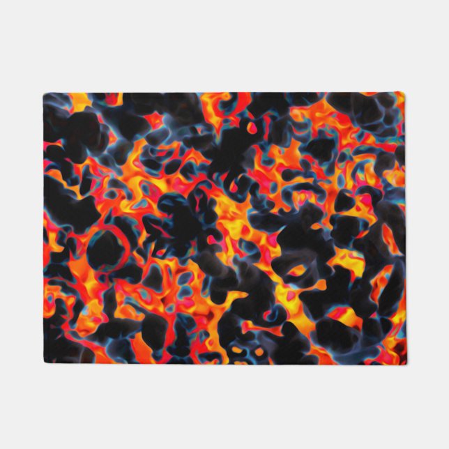 Paillasson Rouge noir jaune (Devant)