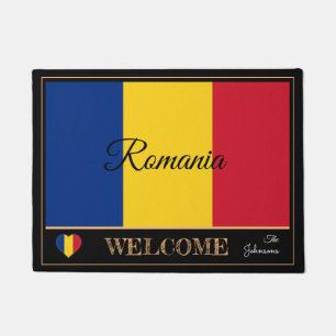 Paillasson Roumanie et Roumanie Flag house matelas / sports B