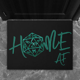 Paillasson RPG - AF   Émeraude Imaginaire Table Gamer Dice