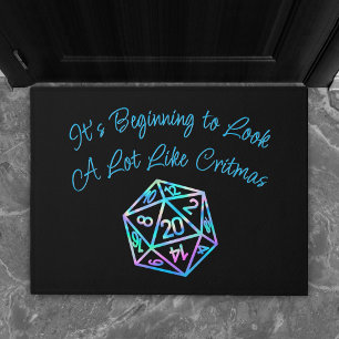 Paillasson RPG Critmas Holo Retro Tabletop Role Player Dice
