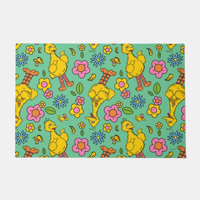Paillasson Rue Sésame | Big Bird & Little Bird Motif (Devant)