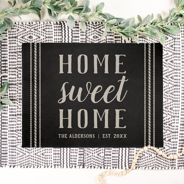 Paillasson Rustique Personnalisé Maison Sweet Home (Créateur téléchargé)